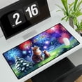 thumbnail image 3 of Happy New Year Manx Family Cheer Winter Midnight Firework Desk Mat Full Keyboard Mouse Pad Cat Lover Kitten Owner Gifts Large Mousepad - 02025, 3 of 5