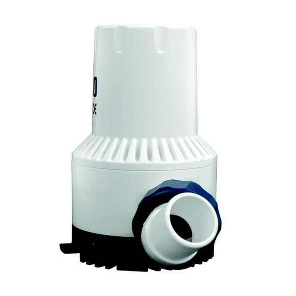 Attwood Pompe de Cale Marine 4730-4 HD1700 Series; Poids Lourd; 1700 Gallons par Heure; Tuyau de 1-1/8 Pouce; 12 Volts DC; Emballage de Rechange