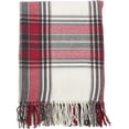 thumbnail image 2 of Fennco Styles Classic Plaid Pattern Tassel Trim Throw - 50"x60" (Style 1), 2 of 3