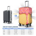 thumbnail image 6 of Easygdp Pink Ice Cream Double-Sided Printed Elastic Suitcase Protective Cover,Invisible Zipper, Business Trip Luggage Cases,Washable And Resistant To Falling -X-Large, 6 of 9