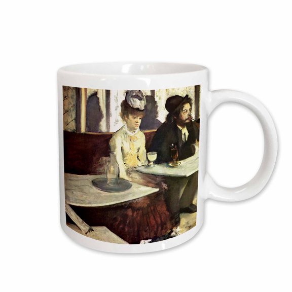 3drose, Absinthe by Edgar Degas, 15oz Mug