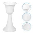 thumbnail image 2 of Vintage Style 1 Set Traditional Roman Pillar Flower Pot Urn Planter for Pathway Decor, 2 of 8
