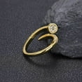 thumbnail image 2 of Zircon ring, nail ring, high-end accessory, couple's ring，Urban fashion multifunctional ring, 2 of 7