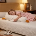 thumbnail image 4 of Goose Plush Stuffed Animal, Long White Lying Duck Stuffed Pillow, Soft Fluffy Animal Plush Toy for Sleeping Decor Holiday Gift, 4 of 6