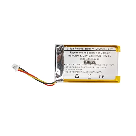 BEST- Battery For Corsair Ironclaw & Dark Core Rgb Pro Se Wireless Mouse, Cp-Dcrp