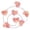 Pink, variant on Valentines Decor 10FT 30 LED Valentine's Lights with Timer, Red Pink White Heart Lights String Battery Operated, Valentines Decorations Heart Lights Decor Home Bedroom