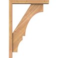 thumbnail image 3 of Ekena Millwork 3 1/2"W x 18"D x 26"H Balboa Block Smooth Bracket w/ Offset Brace, Western Red Cedar, 3 of 25