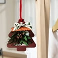 thumbnail image 4 of Colgante de Aromaterapia para Árbol de Navidad | Decoración de Papel Rojo, Blanco y Verde con Aroma a Palo de Madera | Regalo Navideño para Desodorante de Coche y Dormitorio | Adorno Colgante con Aro, 4 of 6