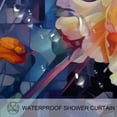 thumbnail image 3 of Shivering Waterproof Shower Curtain Set with Hook, Printed Design for Bathroom Decoration - Shower Curtain Sets, 3 of 6