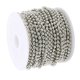 thumbnail image 3 of Cadena de Bolas de Acero Inoxidable de 10 Yardas Rollo Para ía de Bricolaje 1.5 Mm Sunnimix Artesanías de cadenas de cuentas de hierro, 3 of 6