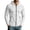 White, variant on Turilly Hoodies Men Waffle Knit Zip Up Hoodie Solid Color Casual Lightweight Jacket