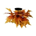 thumbnail image 2 of Almencla Thanksgiving Candle Holder Lifelike Candle Stick for Autumn Harvest Festival Maple Leaf, 2 of 8