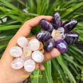 thumbnail image 5 of Handmade Crystal Rose Gemstone Flower,Crystal Jewelry,Carved Crystal Stone Home Decoration,Reiki Heal,Girlfriend Gift,Mom's Gift,Valentines Gift 1pc, 5 of 8