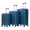Blue, variant on ABS Spinner Wheel Luggage, Carry on Suitcase with TSA Combination Lock