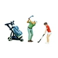 thumbnail image 3 of Figuras de personas a escala 1/64, dioramas, hombre, mujer, golfista, tren, ferrocarril, figuras de golf, set de escenas en miniatura, 3 of 9