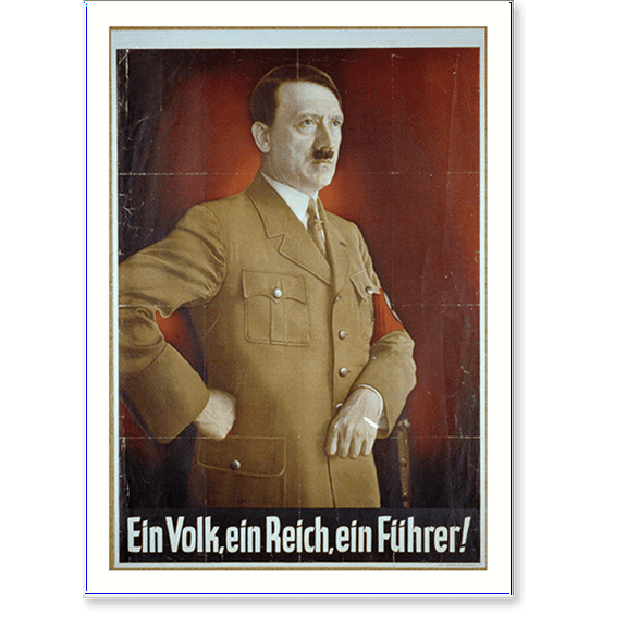 Historic Print, En Volk, ein Reich, Ein Führer!, 16" x 20"