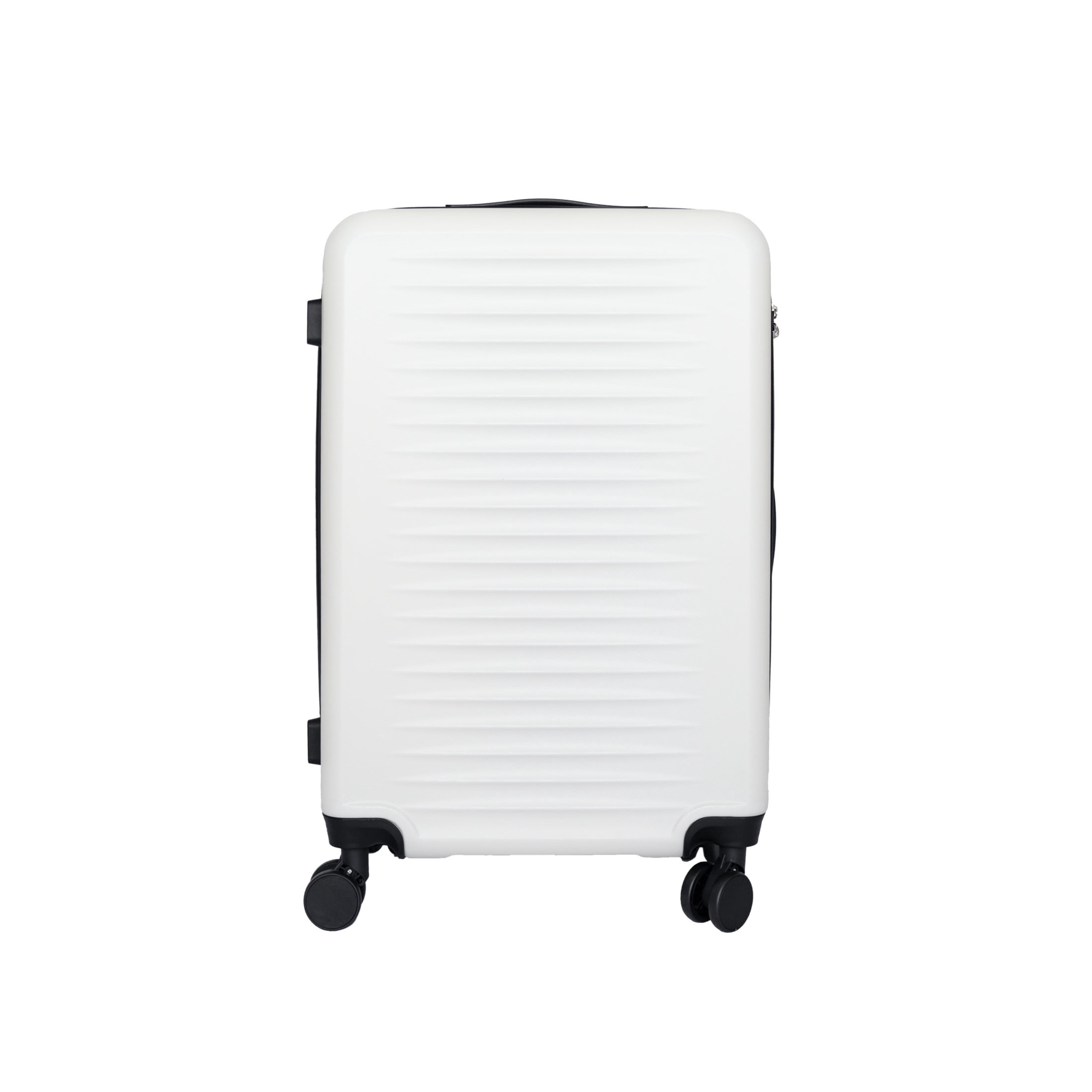 Noble House 3-Piece 20"/24"/28" Hard Shell Spinner Luggage Set, Lightweight Suitcases with Combination Locks, White