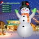 thumbnail image 4 of Muñeco de nieve inflable navideño de 3 m con luces LED para decoración exterior, 4 of 6