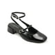 thumbnail image 4 of Zapatilla elegante Salamandra para Mujer Formal charol negro 23.5, 4 of 6