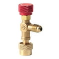 thumbnail image 1 of Valve de Charge de Réfrigérant, 5/16 Po à 5/16 Po Filetage Valve de Sécurité de Climatisation Résistance à la Corrosion Type 2 Voies pour R42/410 pour Condenseur Maison Voiture, 1 of 8
