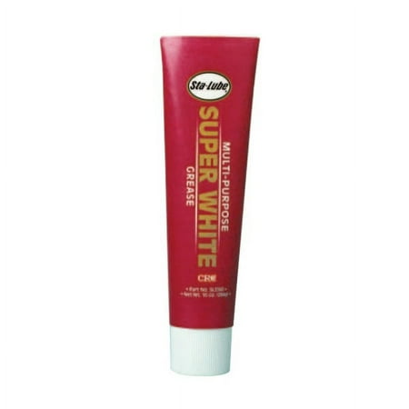 CRC Super White® Multi-Purpose Grease, 10 Oz Tube, Pack Of 6 Tubes