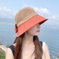 thumbnail image 1 of LinYooLi The New Foldable Solar Hat Female Sunscreen Summer Version Of The Versatile Bow Hood, Big Hat, Fisherman Hat, 1 of 9