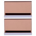 thumbnail image 1 of 2pcs Novel Fashion Multifunction Simple Practical Stainless Steel Cards Organizers Business Card Racks Card Display Stands for Office, 1 of 8