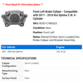 thumbnail image 2 of Front Left Brake Caliper - Compatible with 2011 - 2016 Kia Optima 2.4L 4-Cylinder 2012 2013 2014 2015, 2 of 2