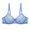 Blue, variant on Womens Plus Bra Double Underwire Underwear