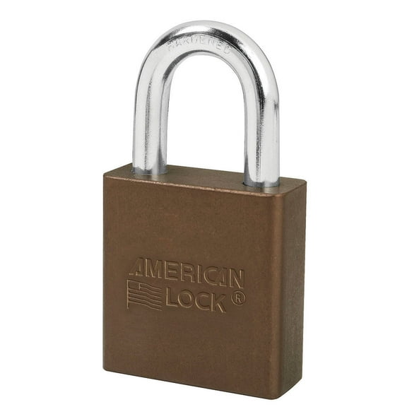 American Lock A1205KABRN Padlock, Brown Body Keyed Alike