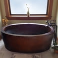 thumbnail image 2 of Novatto NBT-DAK Antique Copper 64" x 36" Freestanding Bathtub, 2 of 6