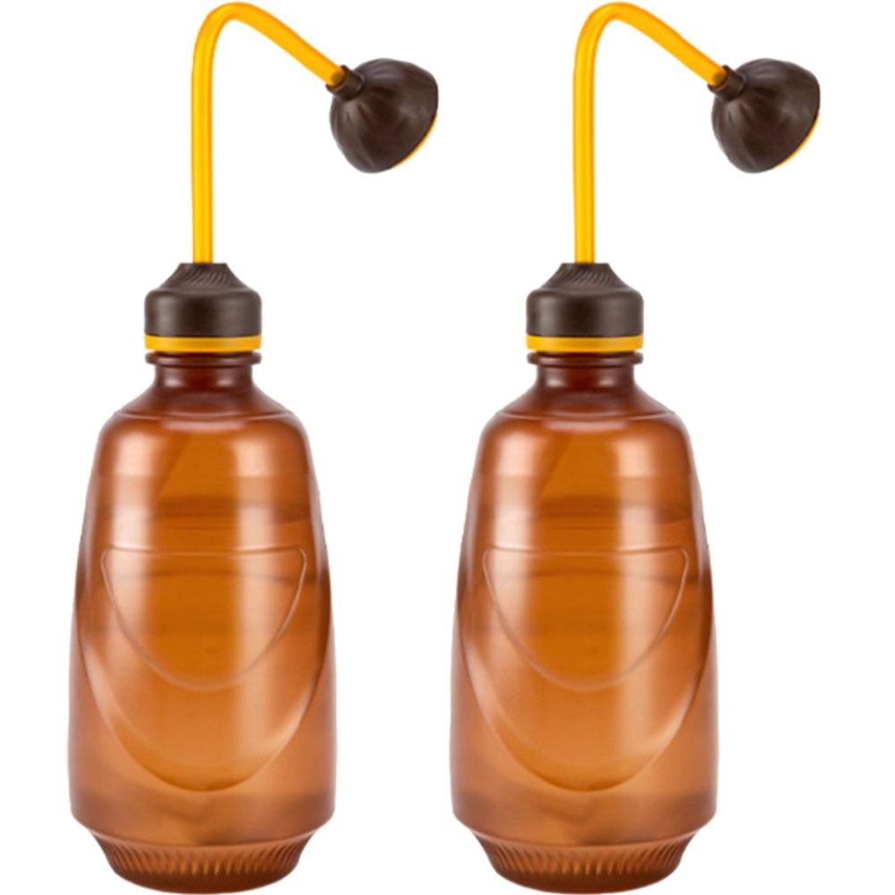 Bgsha 2PC Hand Pinched Elbow Watering Kettle Thin Mouth Long Mouth Pot Shower Pot