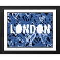 thumbnail image 2 of Stephen Chambers 14x12 Black Ornate Wood Framed With Double Matting Wall Art Titled - Love London, 2 of 6