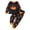 Orange, variant on Teen Boy Clothes Boys Autumn Winter Ghost Print Long Sleeve Elastic Waist 6 12 18 24 Months Halloween Pajamas 2 Pcs
