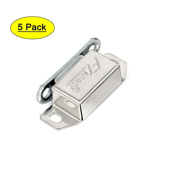 Unique Bargains Cupboard Furniture Closet Drawer Door Magnetic Latch Catch 37mm Length 5Pcs