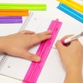 thumbnail image 5 of BAZIC Plastic Ruler 12" (30cm) w/ Handle Grip, Assorted Color, 6-Pack, 5 of 5