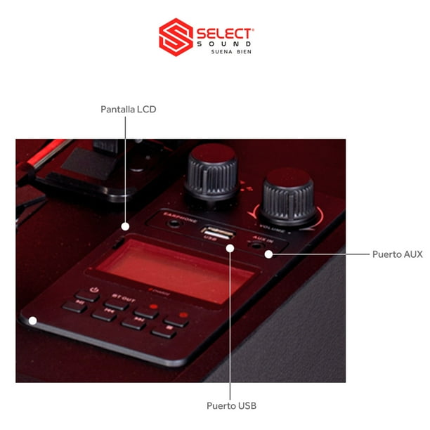 Select Sound Tornamesa Tocadisco Tornamesa Tocadiscos Nostálgico