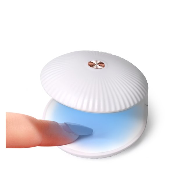 2Pcs Portable Mini UV LED Nail Lamp Opening Design USB Lamp for Manicure with 5 Bead ,Fashion