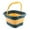 C, variant on Dvkptbk Collapsibles Foot Bath，Folding Foot Bath Bucket, Household Foot Bath Basin, Massage Foot Wash Basin, Elevated Leg To Knee Height, Multifunctional Foot Bath Bucket, Water Bucket 15L
