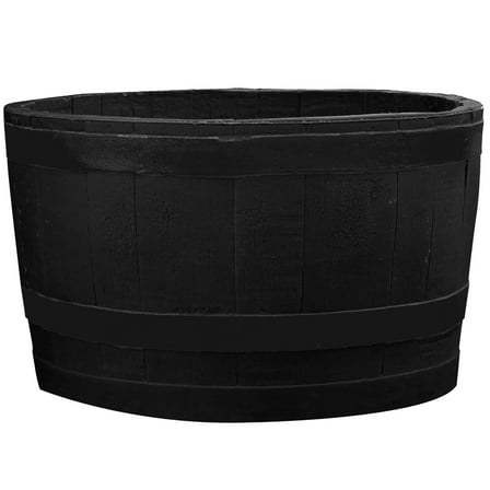 BARREL PLANTER DSP-BLK