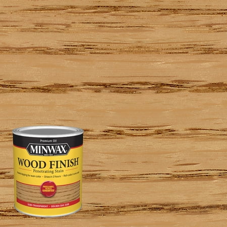 Minwax 70001444 Wood Finish Stain, Golden Oak, 1 Quart, (1 Piece, 1 Pack)