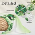 thumbnail image 3 of St. Patrick's Day Body Pillow Covers 20"x54", Lucky Shamrock Hat Ladybirds Daisy Ombre Green Soft Brushed Microfiber Breathable Throw Pillow Covers, Pillowcase with Zipper for Couch Sofa Bedroom, 3 of 9