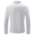 thumbnail image 4 of Mlzmgr Men's Golf Shirts Long Sleeve 1/4 Button Business Casual Daily Work Shirts Solid Color S-3XL, 4 of 5