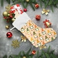 thumbnail image 7 of SKYSONIC Autumn Gnome Christmas Stocking 2pcs, Large Fireplace Xmas Hanging Stockings with Plush Cuff for Family Holiday Party Decorations, 17.71 x 12.20 Inch, 7 of 7