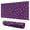Purple Sun Star, variant on Long Mouse Pads for Desk,Sun Moon Cloud Star Pattern Desk Mats on Top Of Desks, Desk Mouse Pad Extra Large with 3mm Non-Slip Base and Stitched Edge for Gaming,Office,Work,Home 31.5"x11.8"