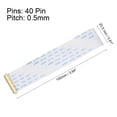 thumbnail image 2 of Unique Bargains Câble FFC 0.5mm Pas 40 Broches 100mm Ruban Plat pour Écran LCD Type 2 Pack, 2 of 6