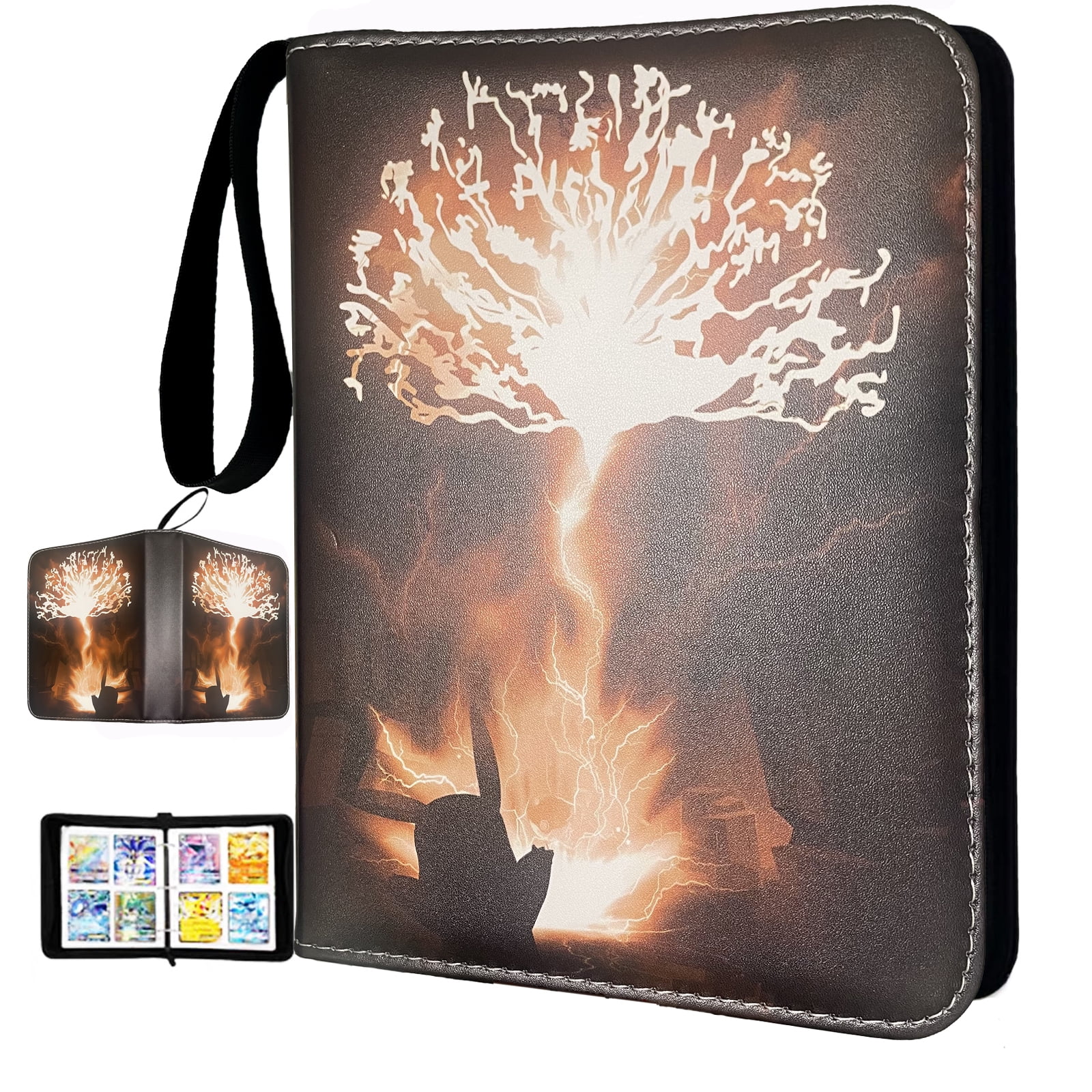 PU Leather Card Holder Waterproof Football Card Binder With Sleeves, 400 Pockets Football Card Holder Match Attax PU Leather Card Holder Waterproof Football Card Binder With Sleeves, 400 Pockets Football Card Holder Match Attax