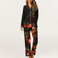 thumbnail image 4 of MIUOWANP Womens Big and Tall Pajama Sets Women's Valentine's Day Printed Pajama Set For Daily Home Wear With Pocket Red XL, 4 of 5