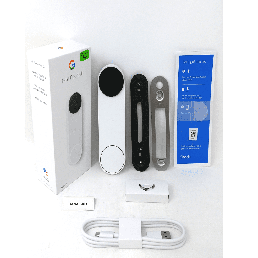 ポケットいっぱい Google Nest Doorbell（Battery Type）（Snow ...