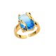 thumbnail image 1 of Anillos de acero inoxidable para mujer, anillo de circonita cúbica chapada en oro, tendencia de lujo, moda coreana, joyería estética, 2023, 1 of 4